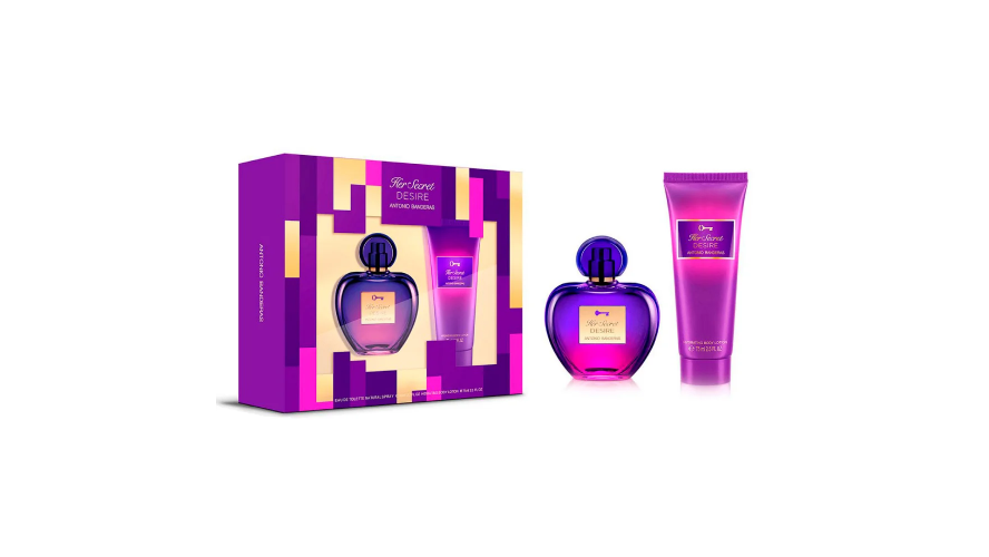 ESTUCHE ANTONIO BANDERAS HER SECRET DESIRE M (2 PIEZAS)